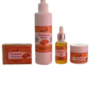 Turmeric Beauty Combo-4 Products | Face Cream | Lotion | Oil | Soap